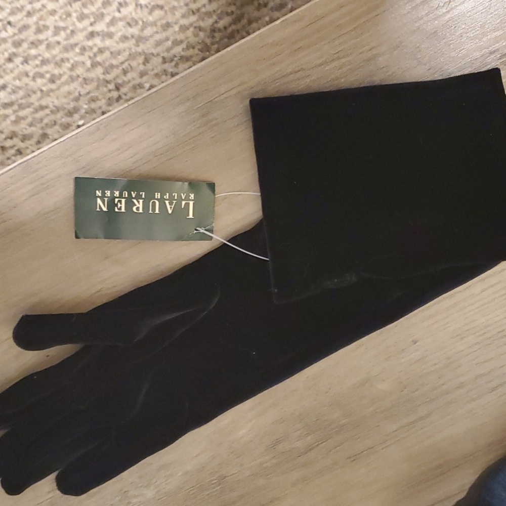 LAUNDRY By Shelley Segall Black VELVET DRESS *GLOVES HAVE BEEN SOLD* - Picture 3 of 13